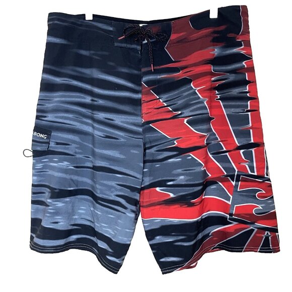 Billabong Pipe Masters Board Shorts Swim Trunks Men’s 36 Andy Irons Rising Sun - Picture 1 of 11